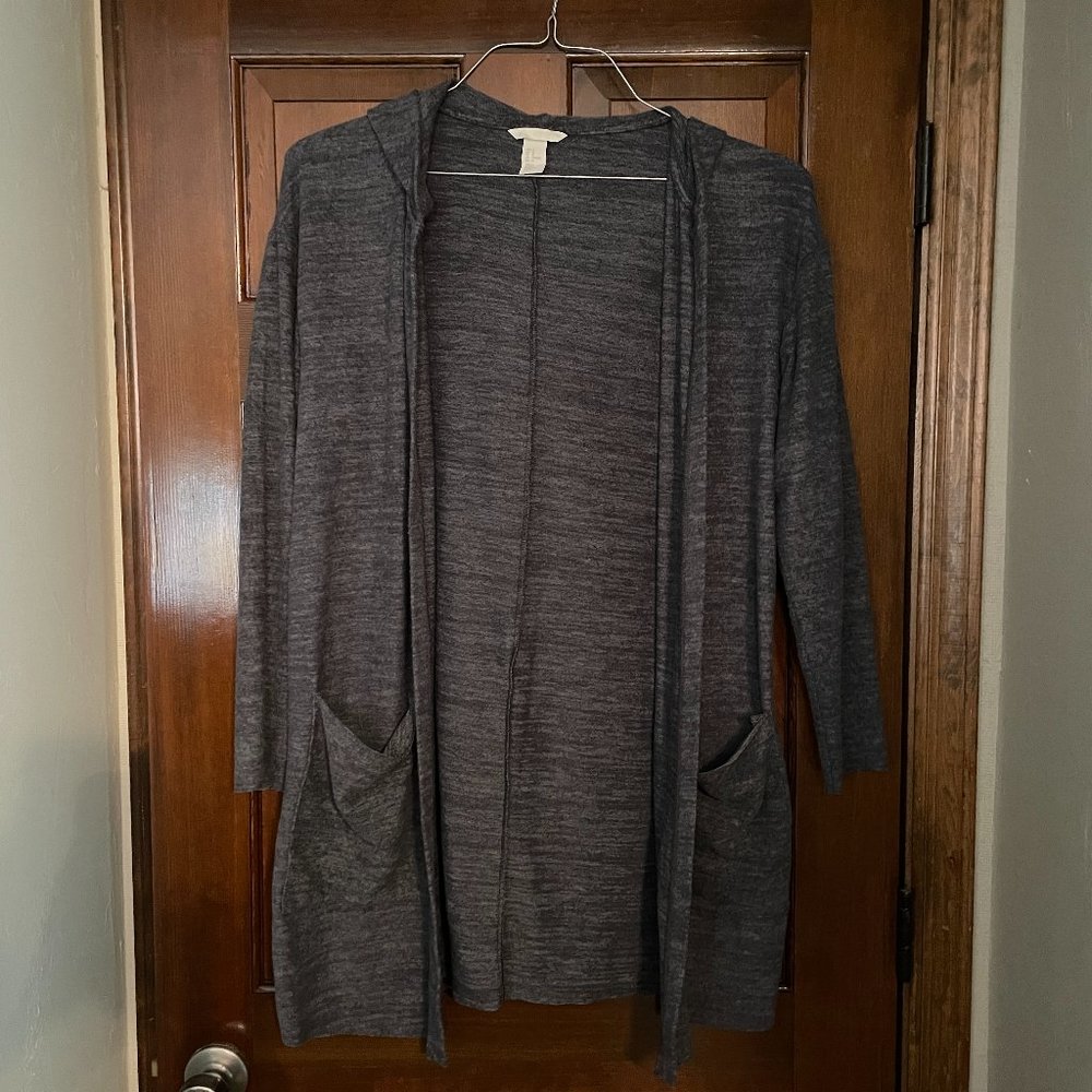 Size Medium H&M gray open cardigan - new without tags